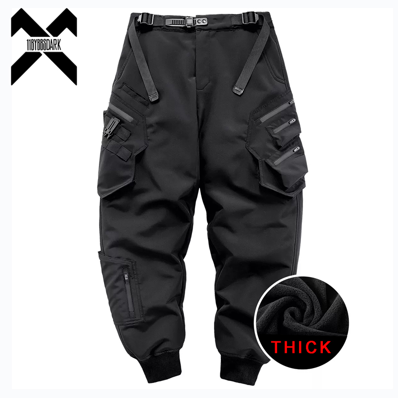 Techwear Pants Tactical - Celana panjang taktis hangat untuk pria,