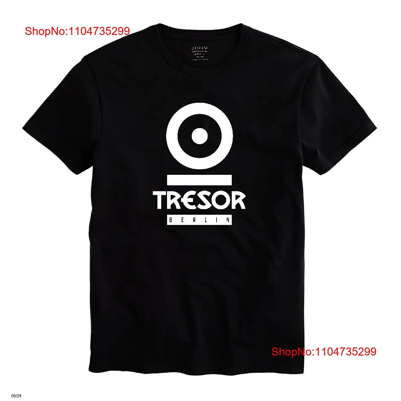 Street Fashion Magazine - Kaus Tresor Berlin Pria Hitam Ukuran