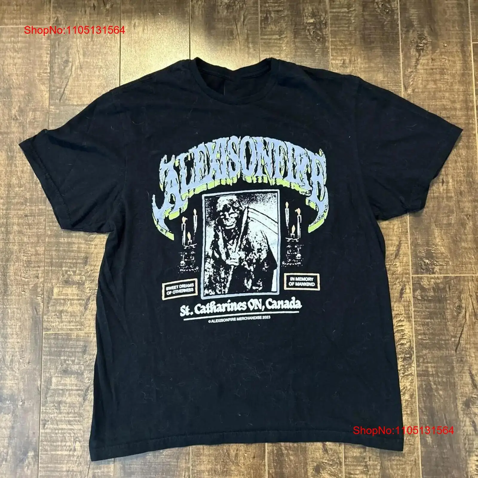 Street Fashion Magazine - Kaus Konser Alexisonfire Band 2023 Hitam