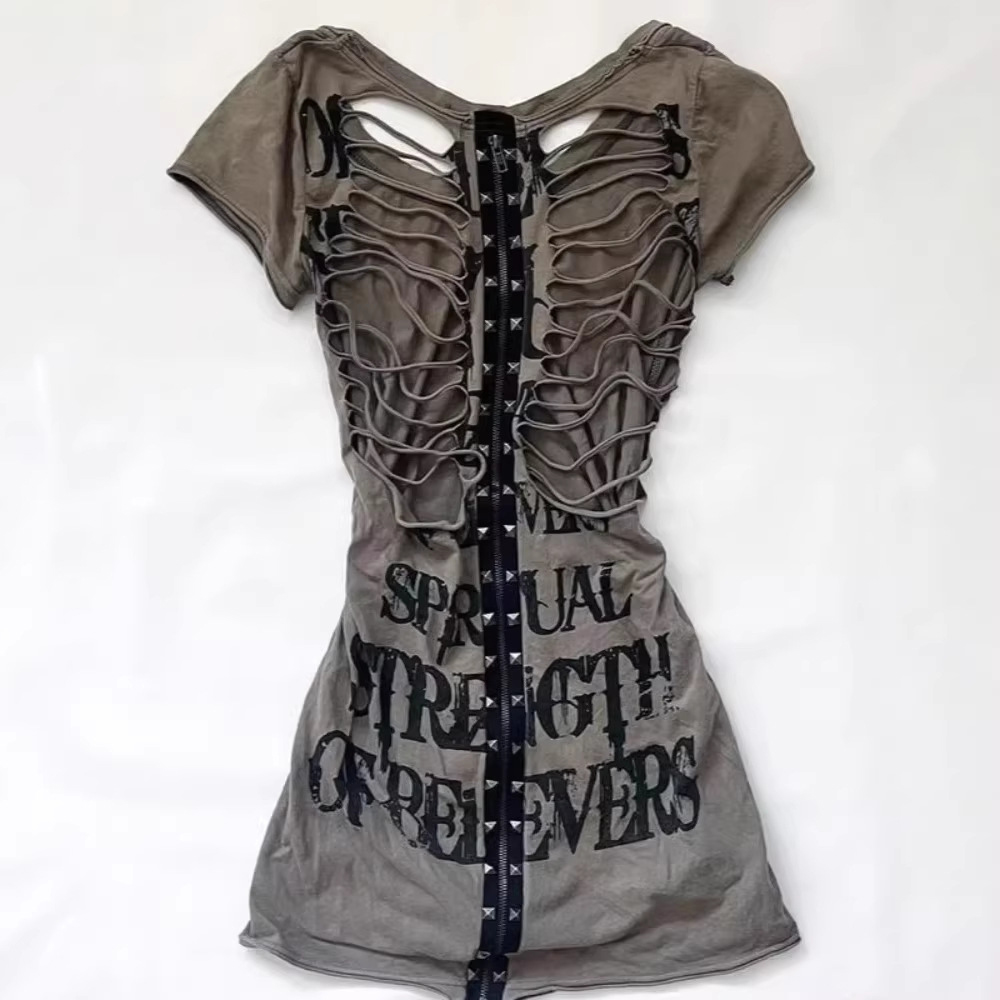 Street Fashion Harajuku - Kaos Wanita Desain Retro Jepang Musim