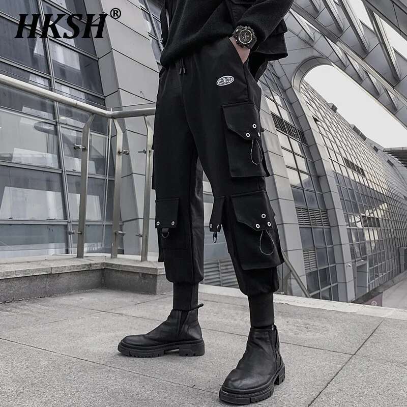 Techwear Pants Tactical - HKSH celana kargo gaya Safari baru