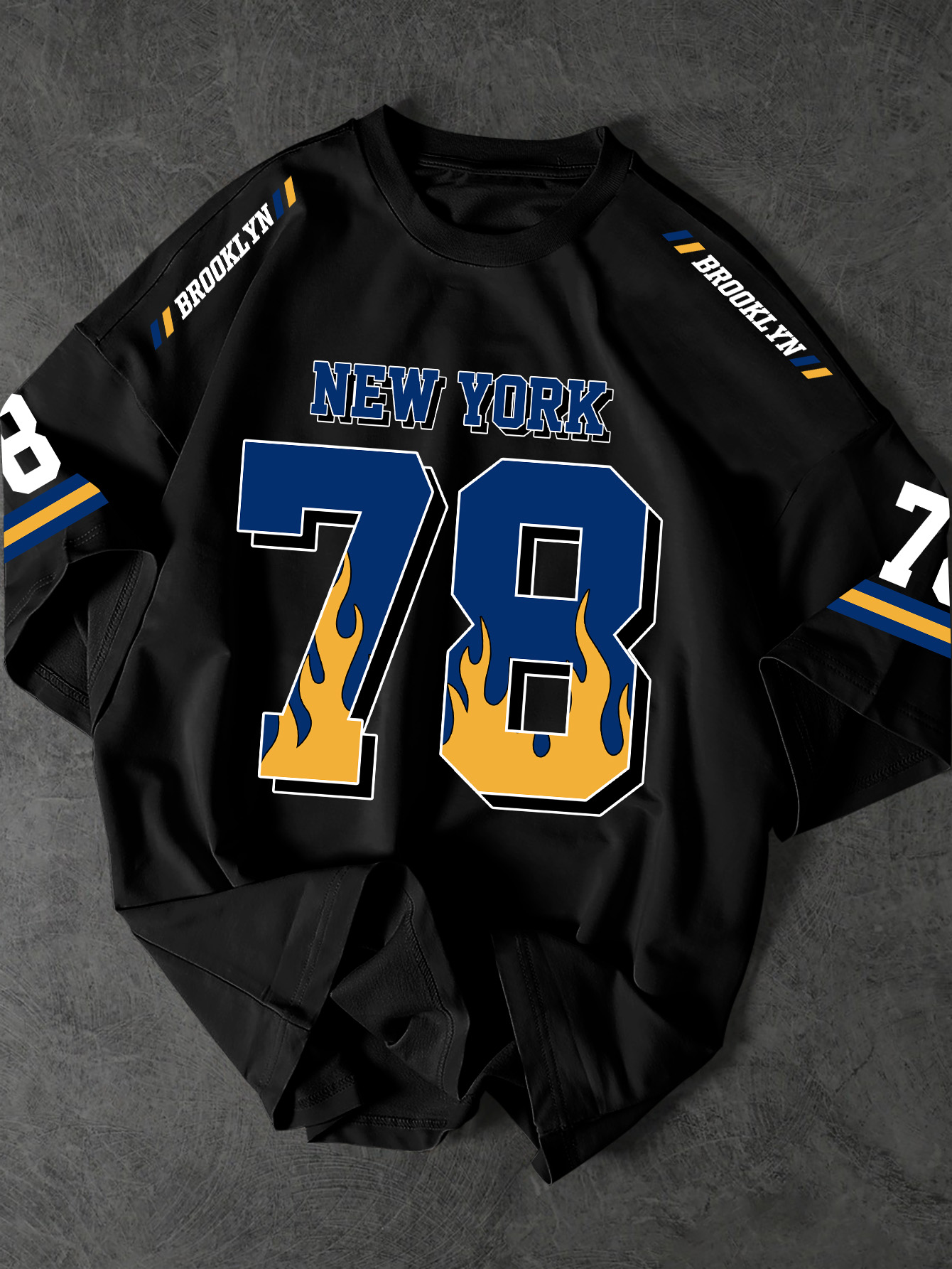 Street Style New York Fashion - Kaos Pria Retro Amerika New York