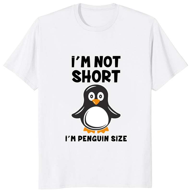 Street Fashion Harajuku - Im Not pendek Im T-shirt motif