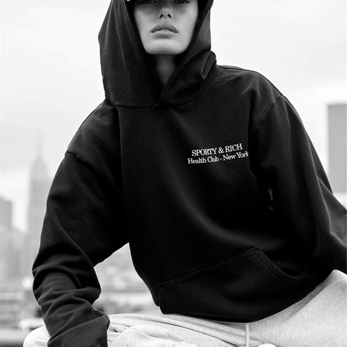 Hoodie wanita lengan panjang,  - Street Style New York Fashion ulasan dan harga