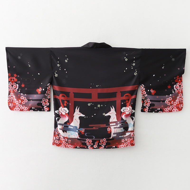 Fashion Fox Print Summer Beach - Street Fashion Harajuku ulasan dan harga