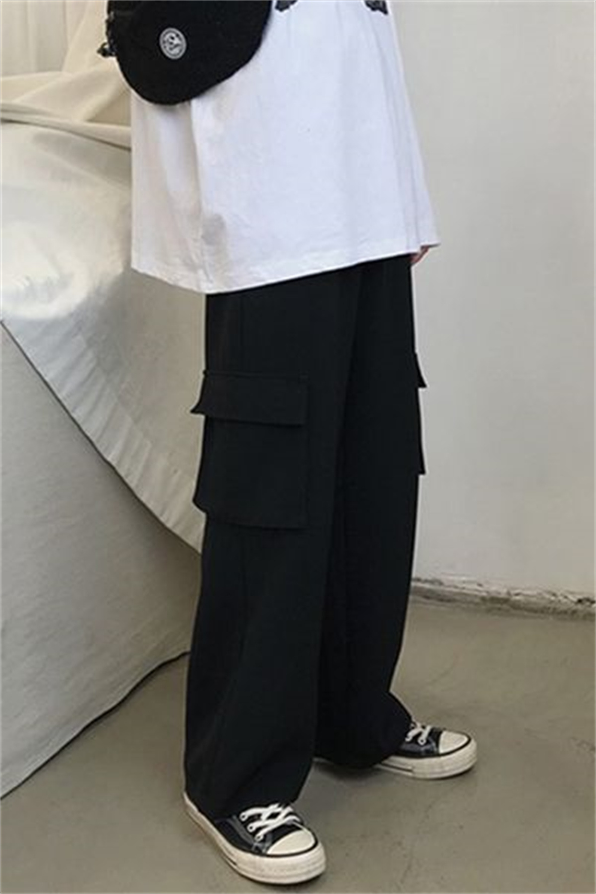 Celana Kargo Hip Hop Pria Hita - Techwear Pants Tactical ulasan dan harga