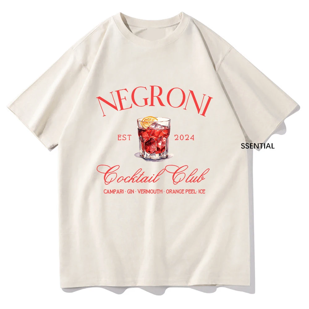 Negroni kaus klub sosial pria/ - Street Fashion Harajuku ulasan dan harga