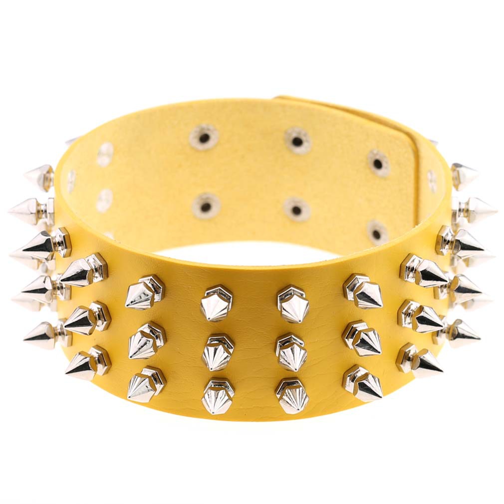 Kalung Kulit Model Choker Punk - Fashion Street Night ulasan dan harga