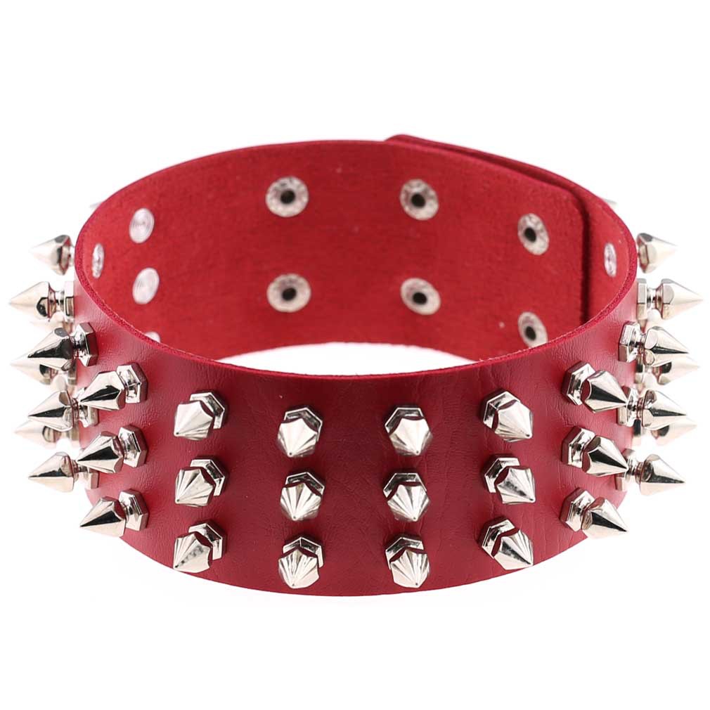Kalung Kulit Model Choker Punk - Fashion Street Night ulasan dan harga