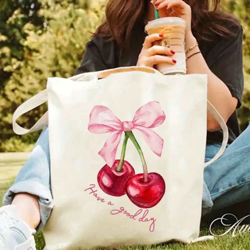 Tas Tote Kanvas dengan Desain  - Tote Bag Canvas Print ulasan dan harga