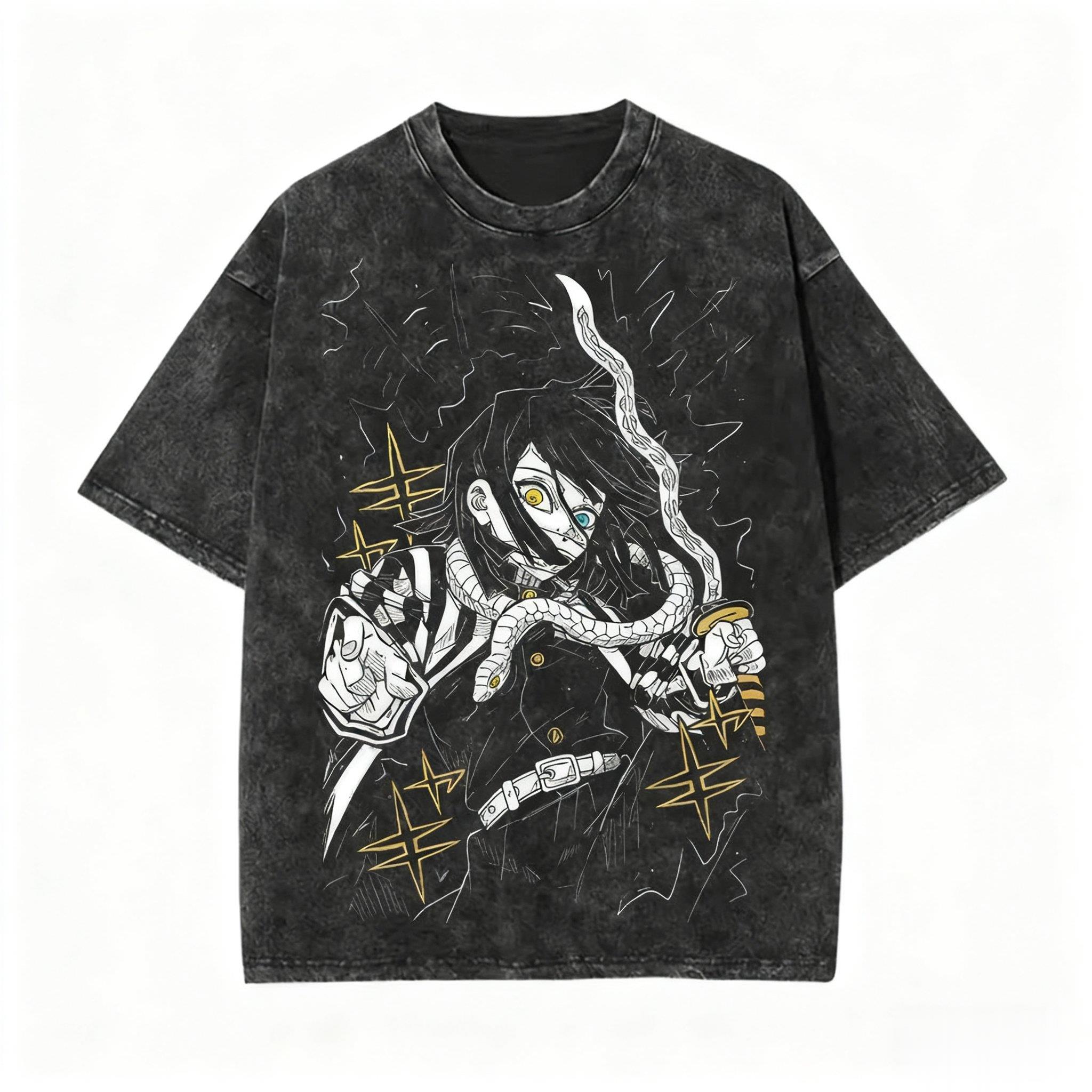 Kaos Grafis Demon Slayer Vinta - Street Fashion Magazine ulasan dan harga