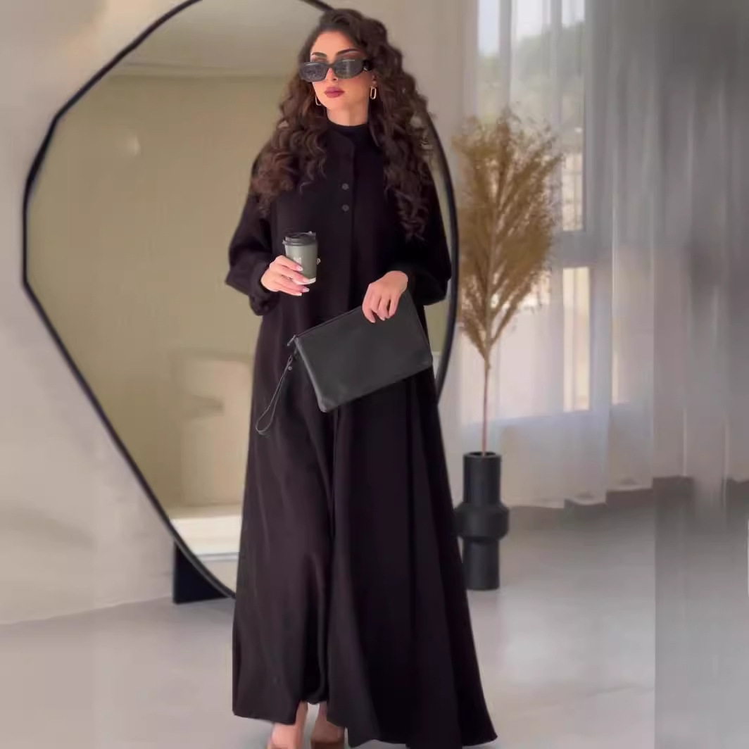 Gaun Abaya Ramadan Dubai Mewah - Street Fashion Dubai ulasan dan harga