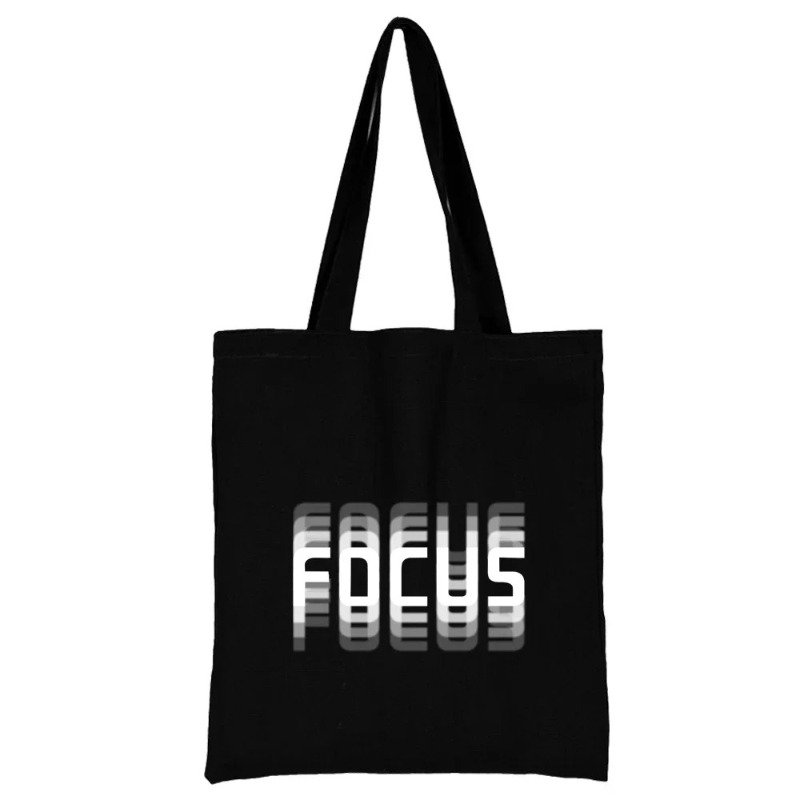 Tas Bahu Kapasitas Besar Hitam - Tote Bag Canvas Print ulasan dan harga