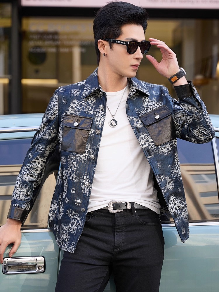 Jaket Kulit Domba Asli Pria Mo - Street Fashion Jacket Men ulasan dan harga