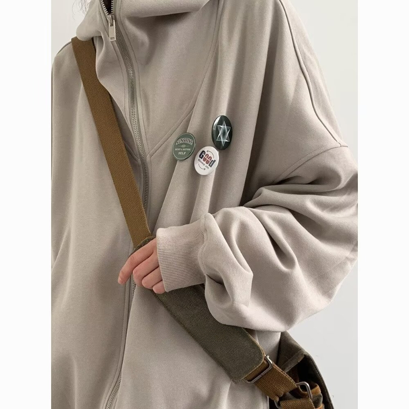 Setelan jaket Hoodie ritsletin - Street Fashion Jacket Men ulasan dan harga