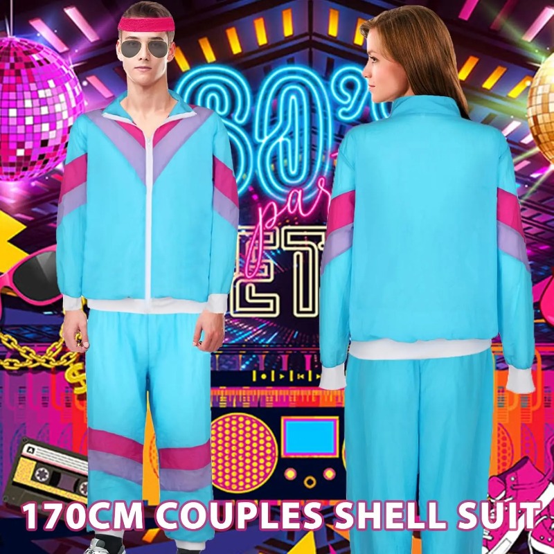 Kostum Gaun Mewah 80S 90S untu - Street Fashion Jacket Men ulasan dan harga