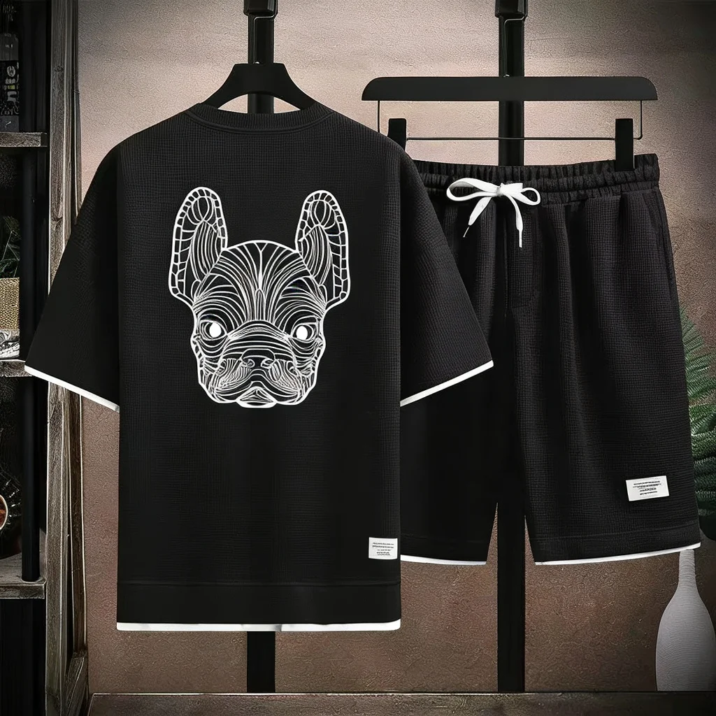 Setelan Kaos Lengan Pendek dan - Street Fashion Clothing ulasan dan harga