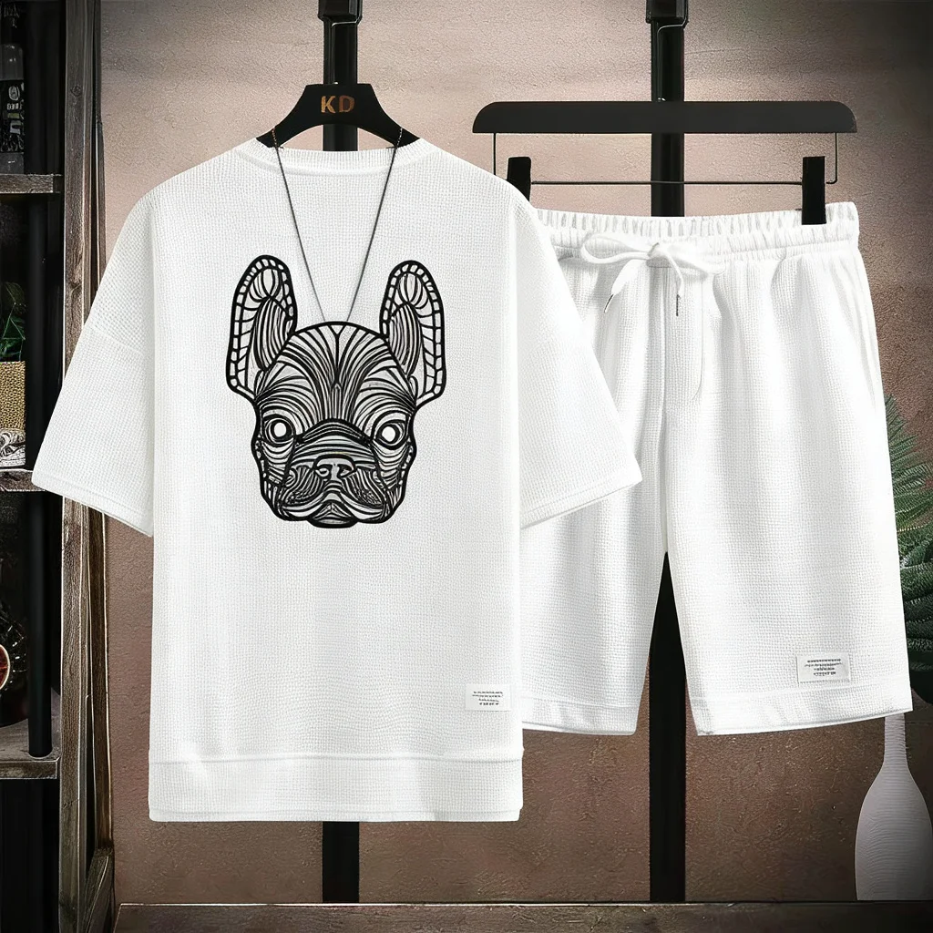 Setelan Kaos Lengan Pendek dan - Street Fashion Clothing ulasan dan harga