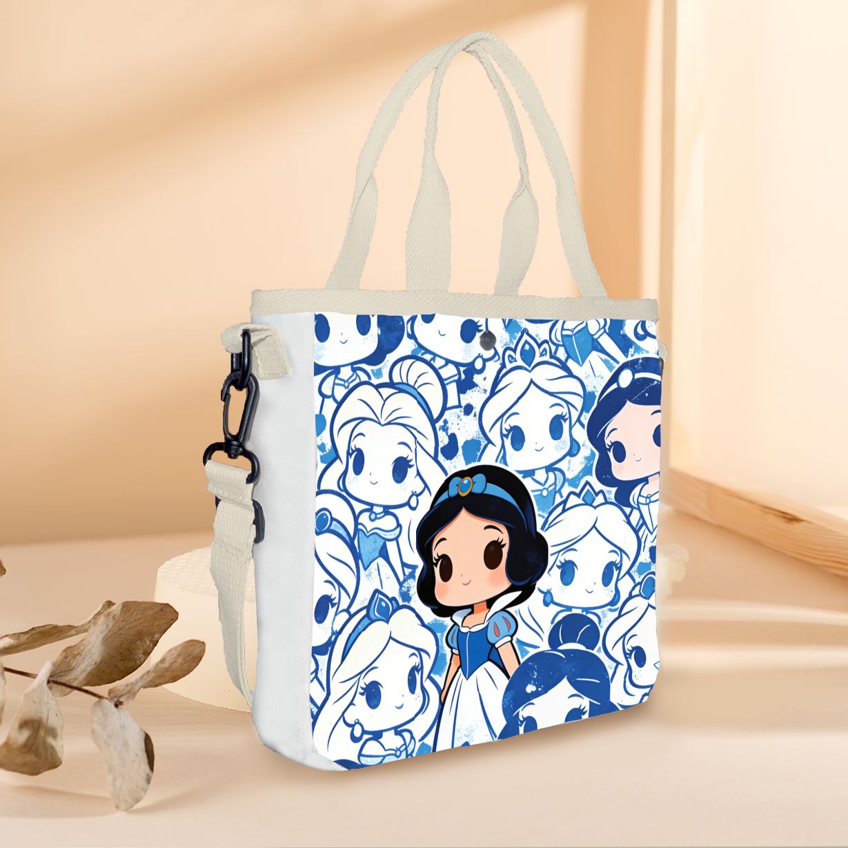 Tas Tote Bermotif Karakter Sno - Tote Bag Canvas Print ulasan dan harga