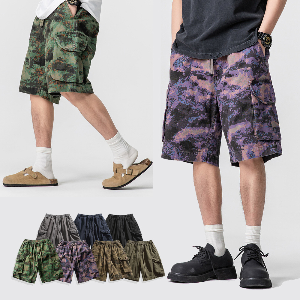 Celana Pendek Kargo Kamuflase  - Techwear Pants Tactical ulasan dan harga