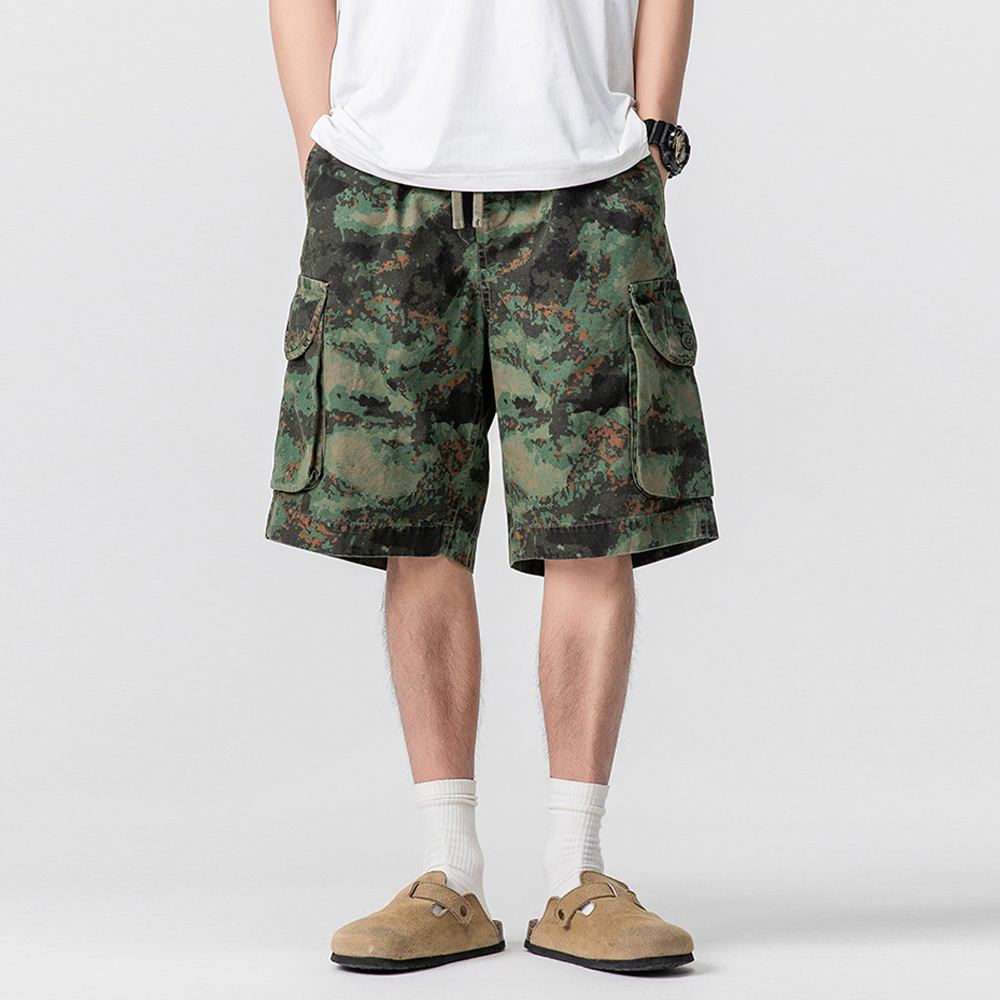 Celana Pendek Kargo Kamuflase  - Techwear Pants Tactical ulasan dan harga