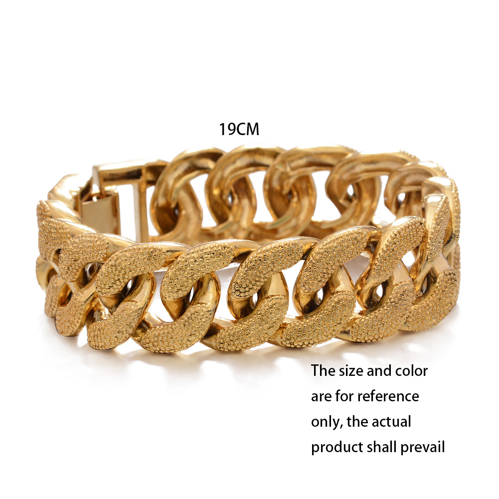 Gelang Warna Emas 18K Dubai un - Street Fashion Dubai ulasan dan harga