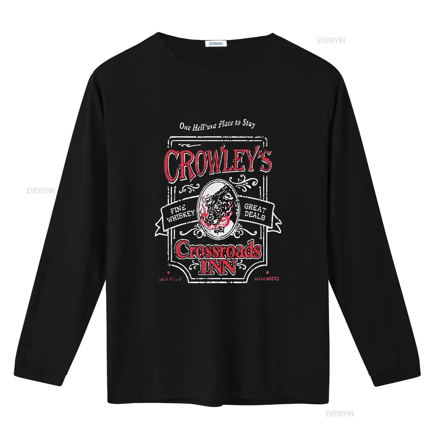 Kaos Pria Supernatural Crowley - Street Fashion Magazine ulasan dan harga