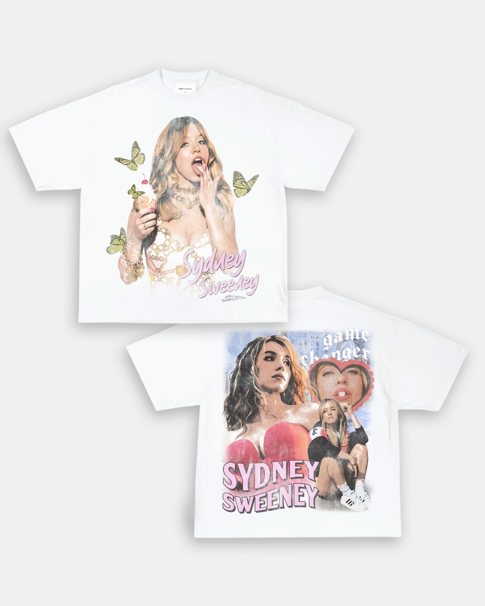 SYDNEY SWEENEY Kaus Print Pria - Street Fashion Sydney ulasan dan harga