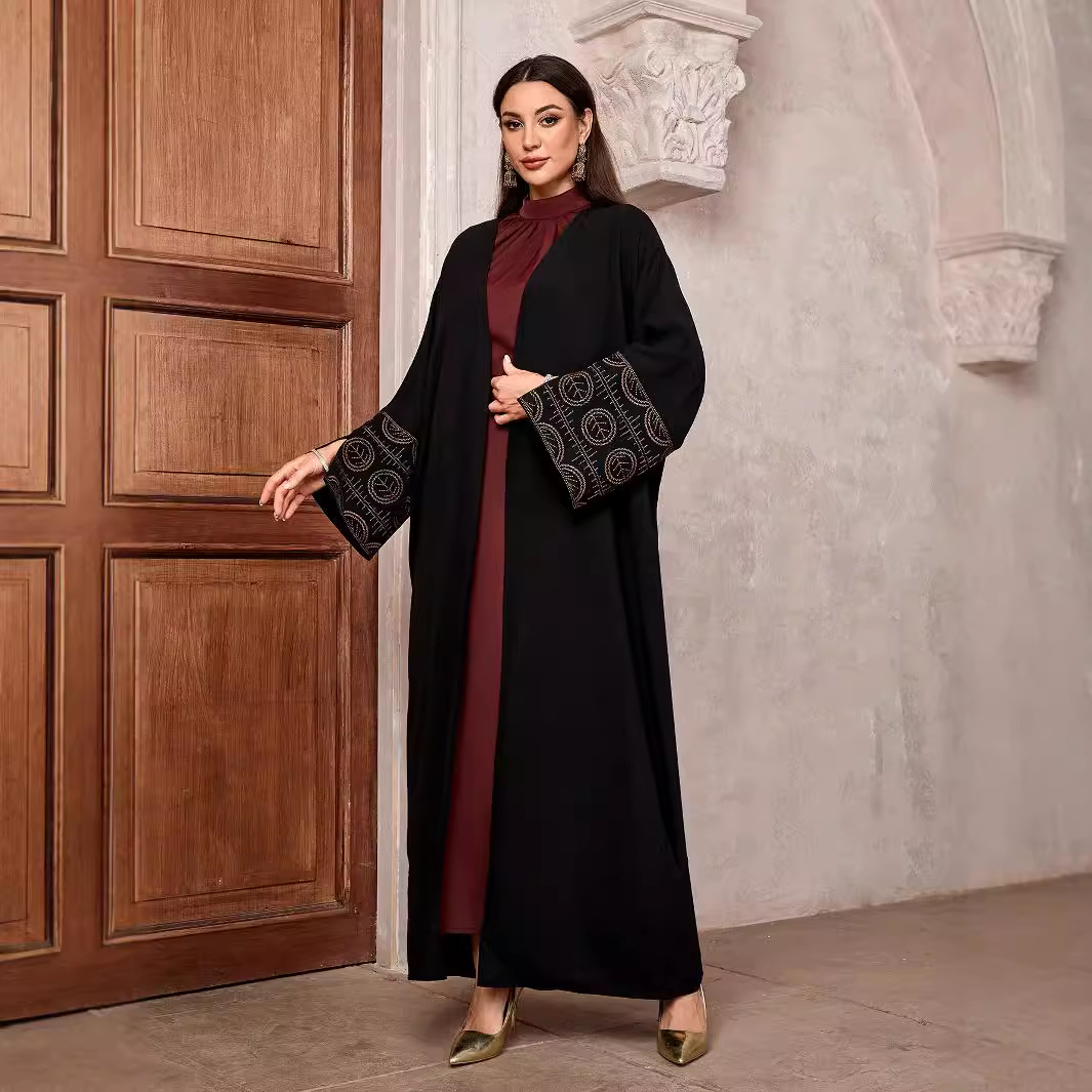 Busana Muslim Baru, Cardigan B - Street Fashion Dubai ulasan dan harga