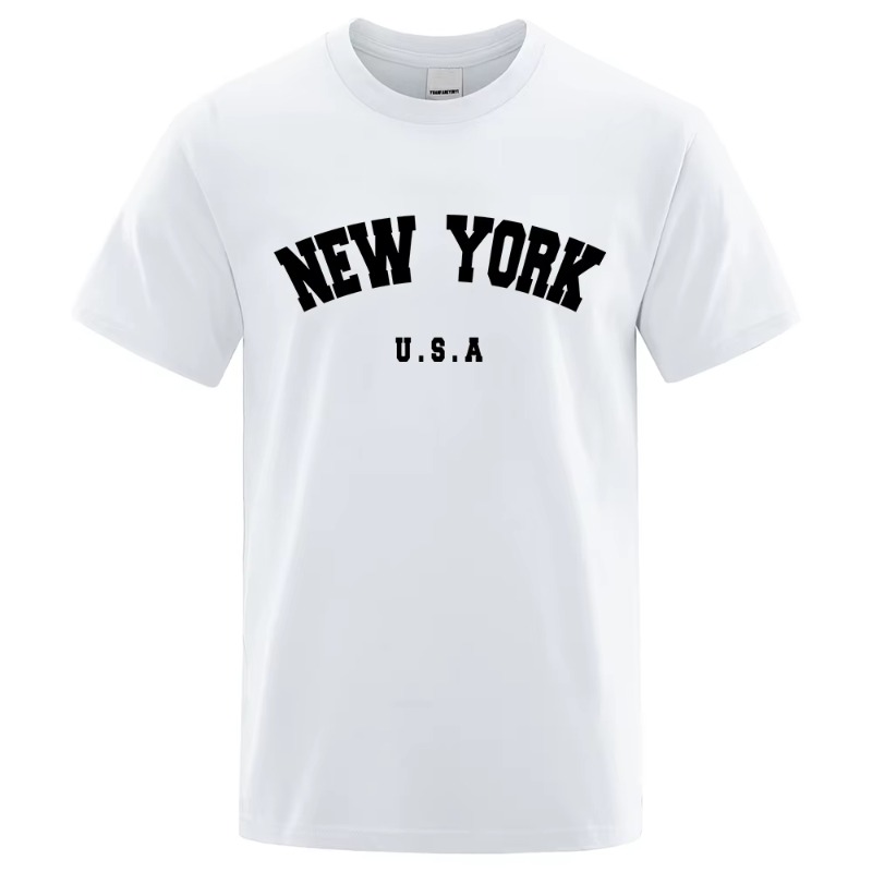 Kaus Cetak Jalanan Kota New Yo - Street Style New York Fashion ulasan dan harga