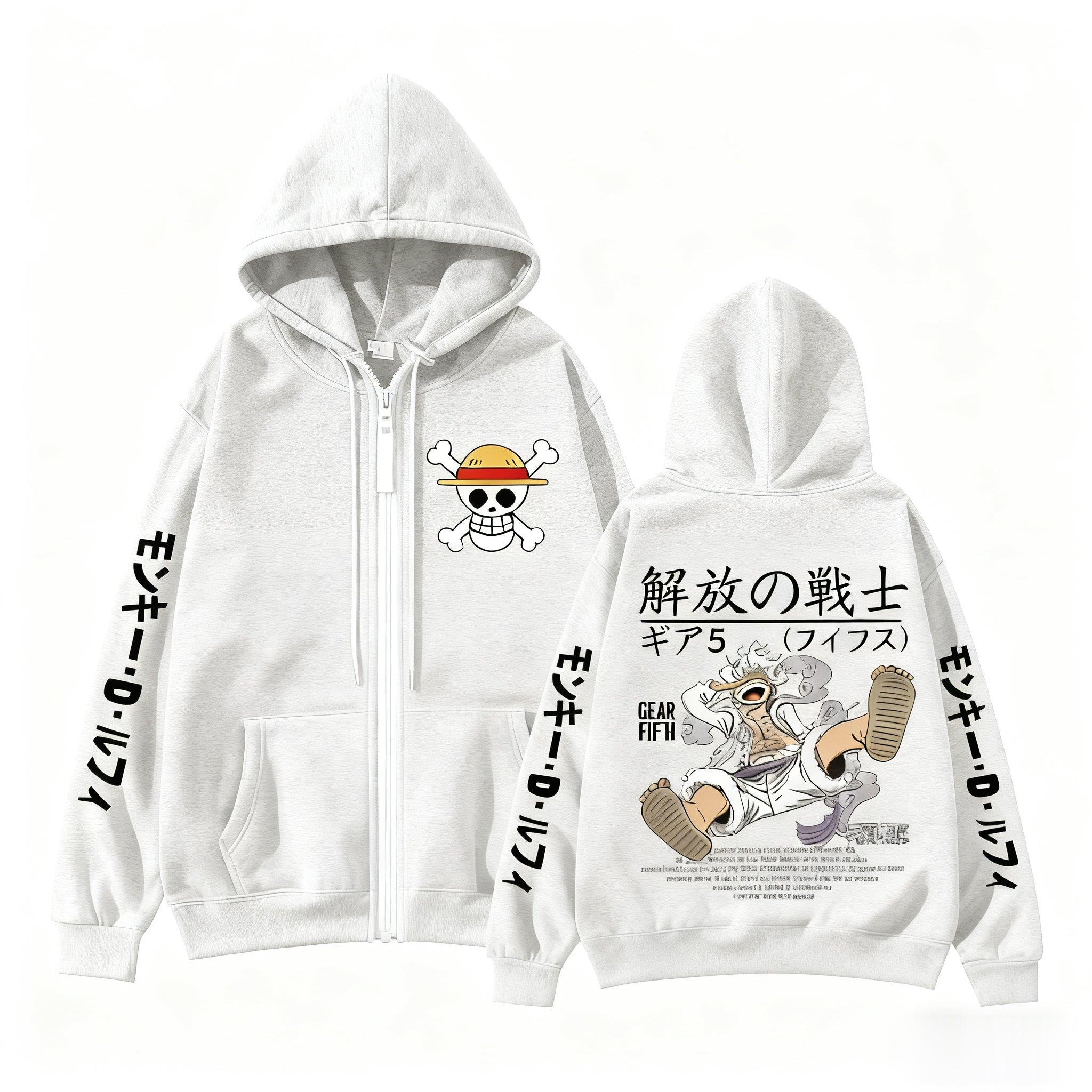 Monkey D Luffy Gear 5 One Piec - Street Fashion Jacket Men ulasan dan harga