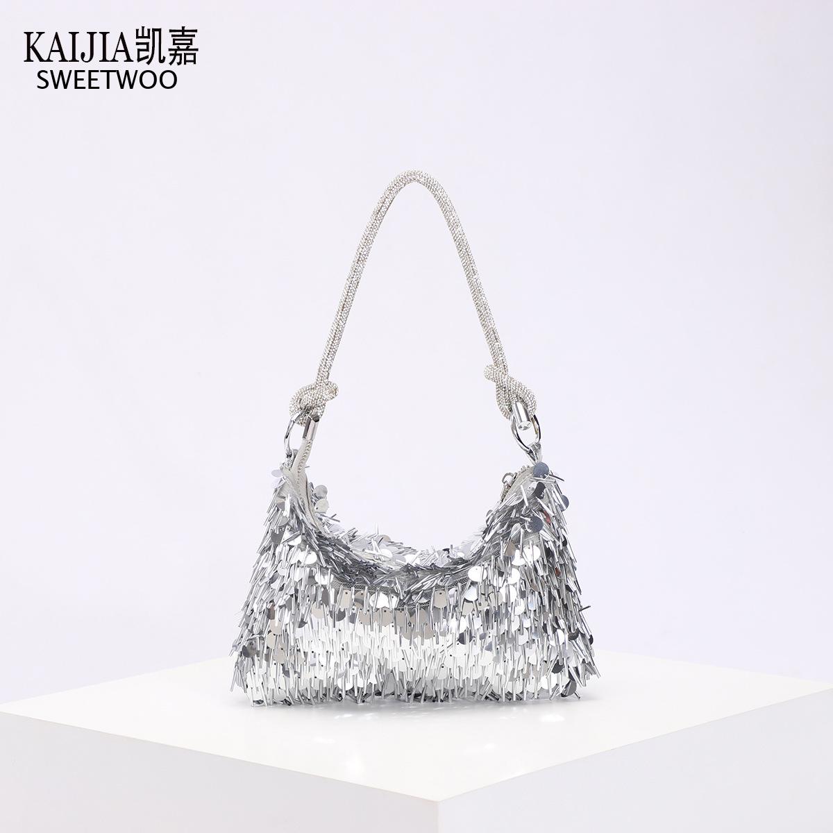Tas Selempang Bulat Berpayet G - Fashion Street Night ulasan dan harga
