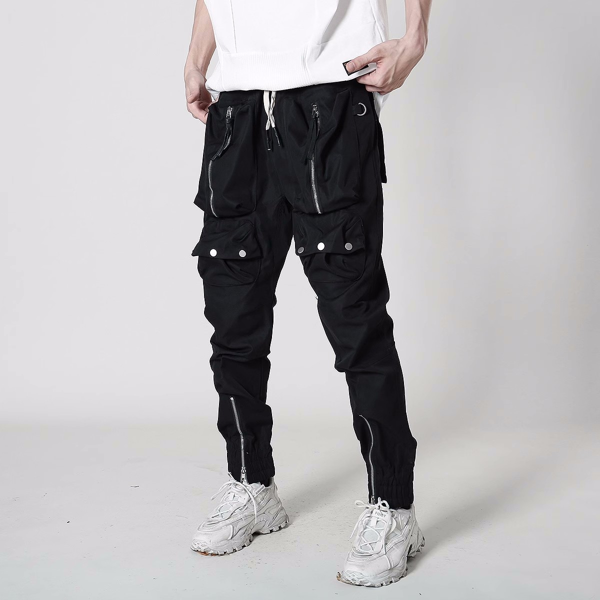 Celana Kargo Fungsional Techwe - Techwear Pants Tactical ulasan dan harga