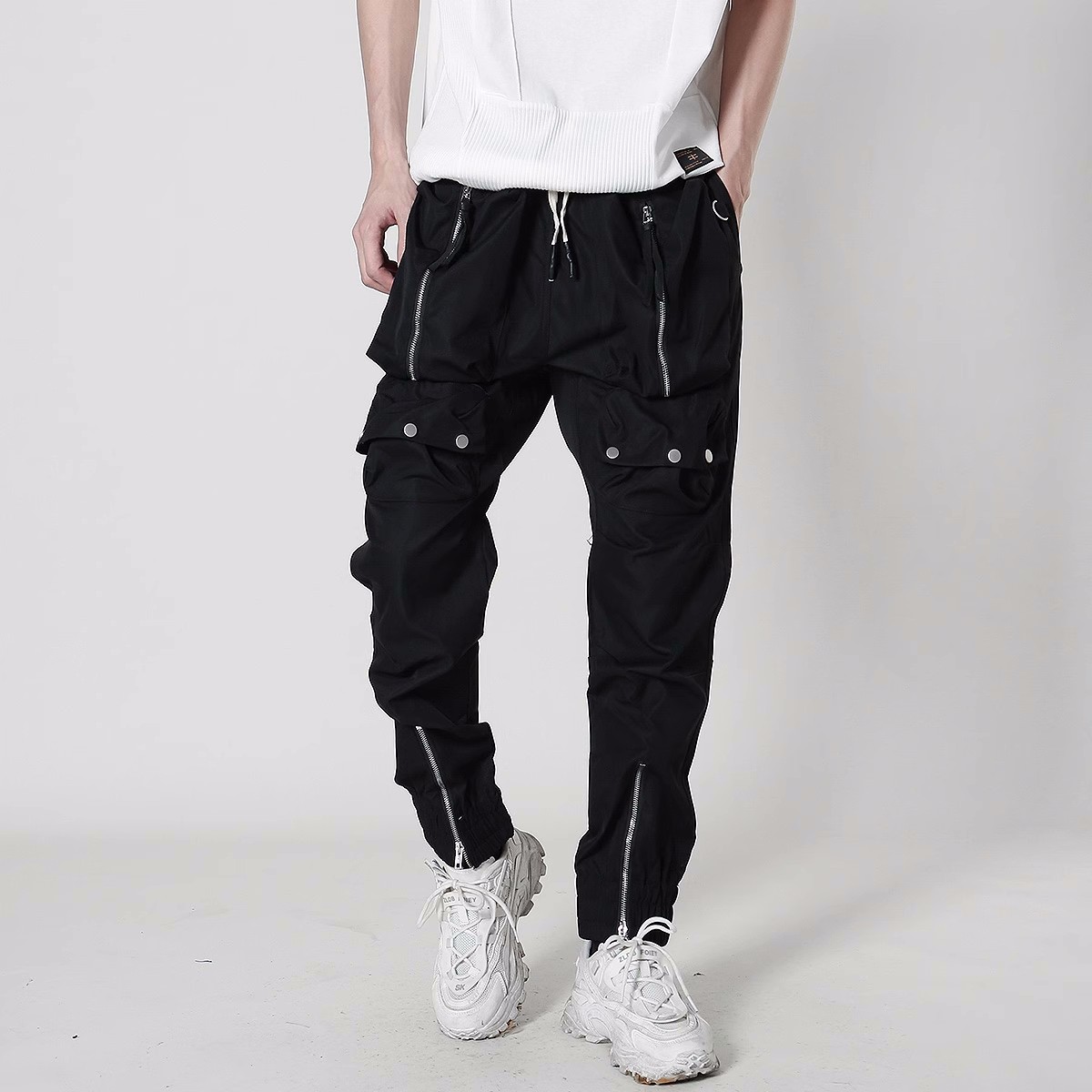 Celana Kargo Fungsional Techwe - Techwear Pants Tactical ulasan dan harga