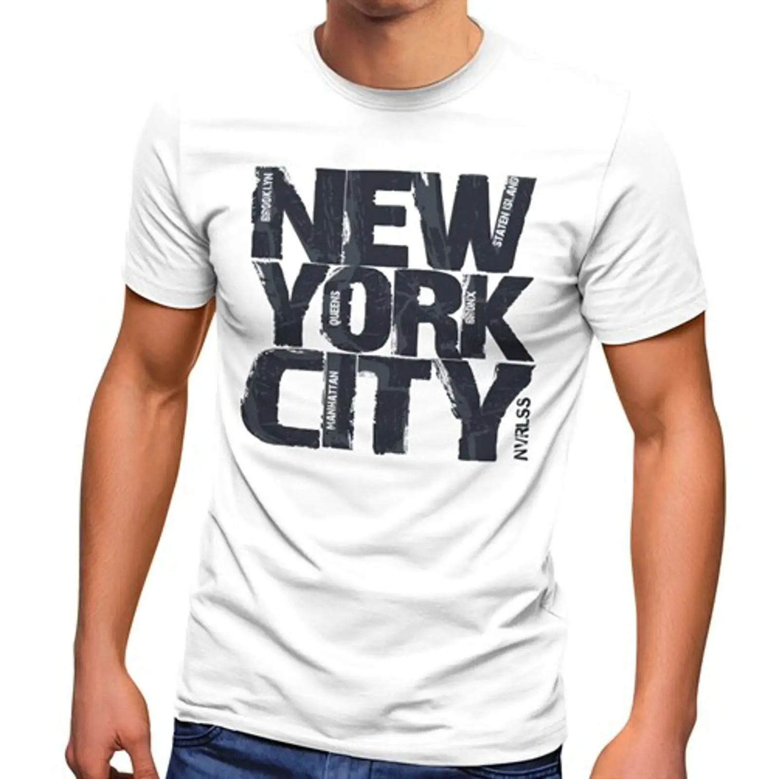 Kaos Pria Herren New York City - Street Style New York Fashion ulasan dan harga