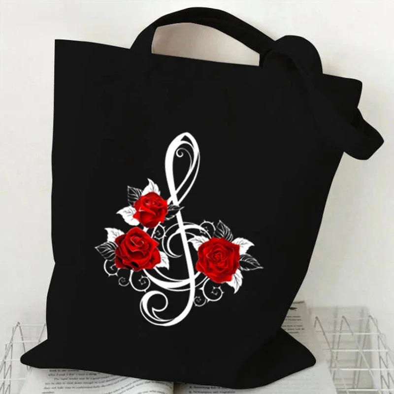 Tas Kanvas Cetak Detak Jantung - Tote Bag Canvas Print ulasan dan harga