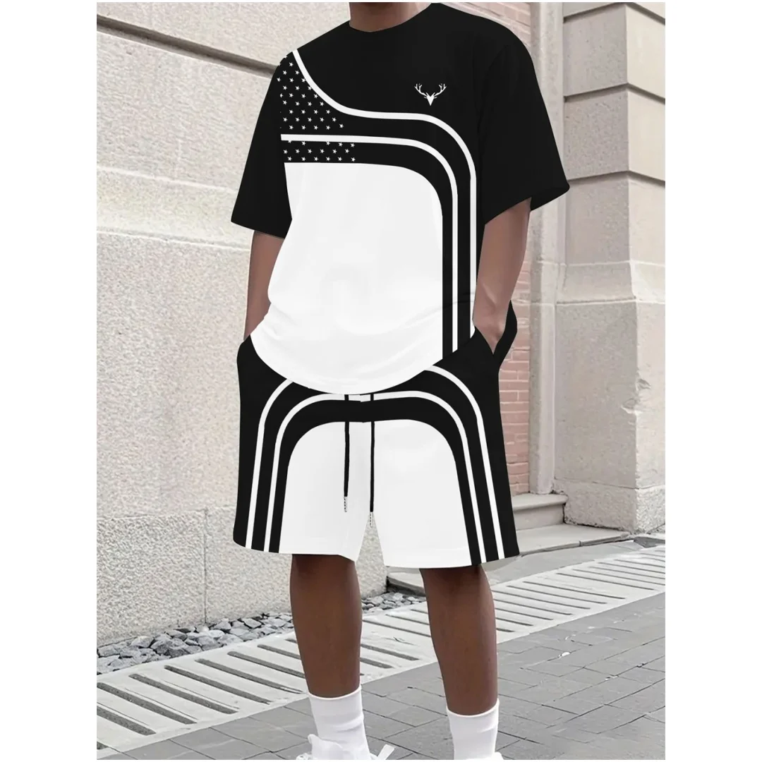 Setelan Kaos dan Celana Pendek - Street Fashion Clothing ulasan dan harga