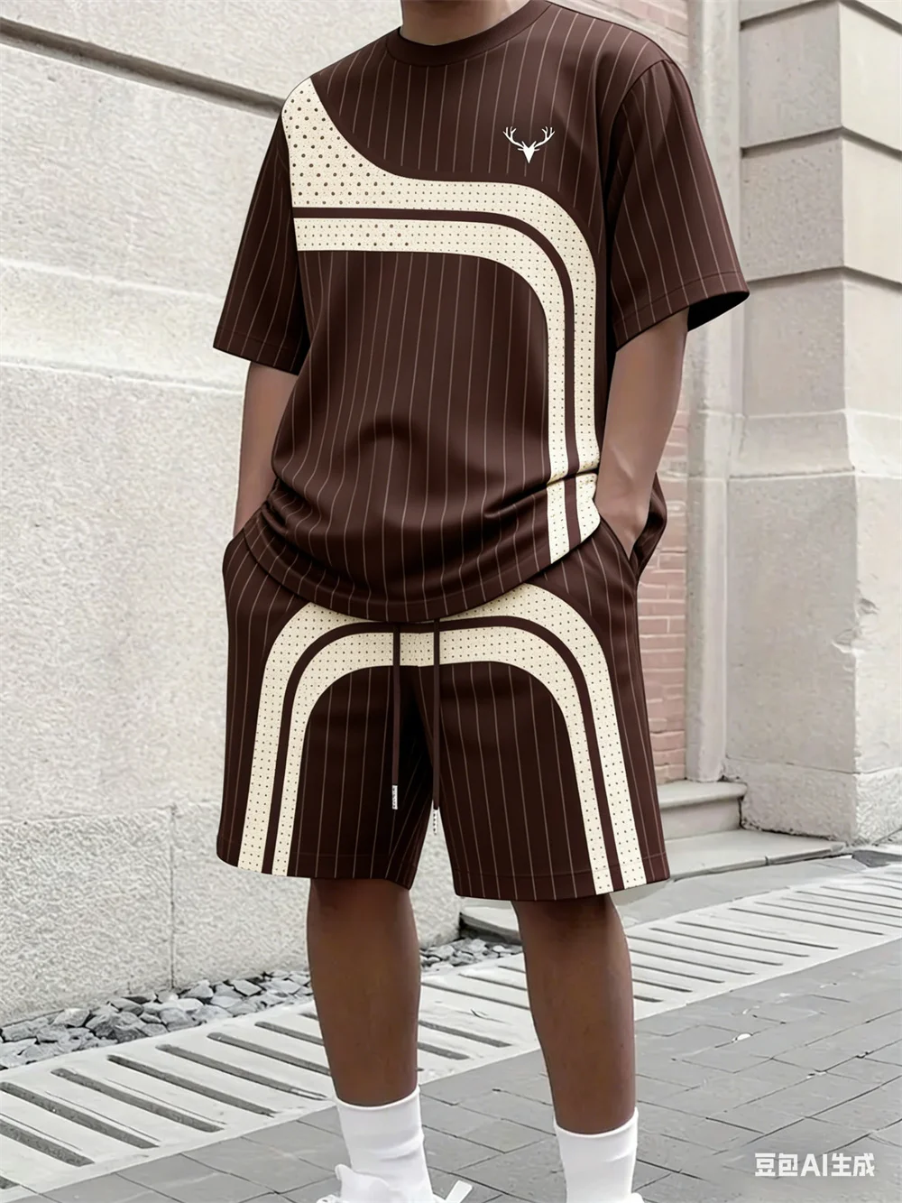 Setelan Kaos dan Celana Pendek - Street Fashion Clothing ulasan dan harga