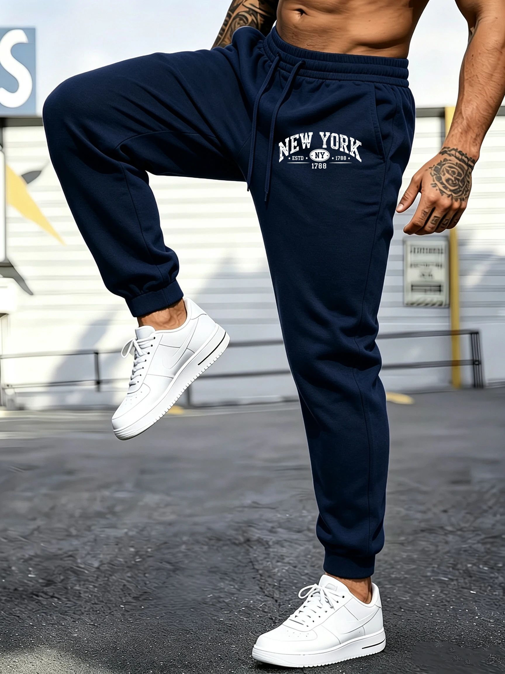 Celana jogging pria, gaya New  - Street Style New York Fashion ulasan dan harga