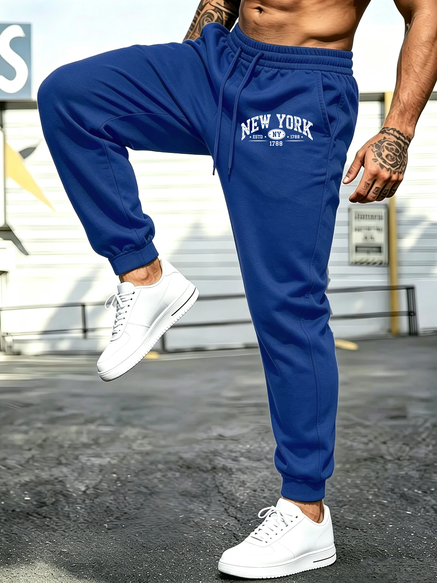 Celana jogging pria, gaya New  - Street Style New York Fashion ulasan dan harga