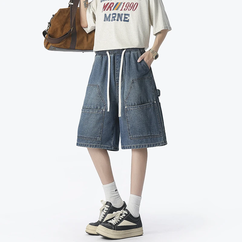 Celana Pendek Denim Pakaian Ke - Street Fashion Harajuku ulasan dan harga