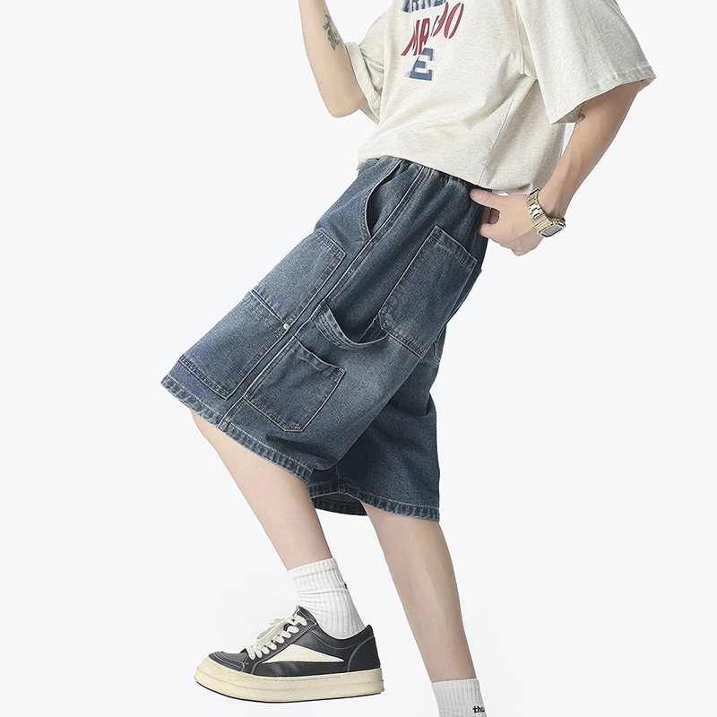 Celana Pendek Denim Pakaian Ke - Street Fashion Harajuku ulasan dan harga