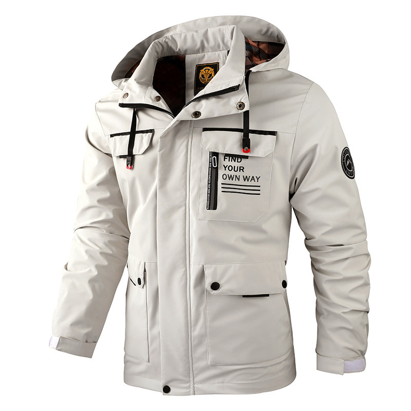 Jaket Windbreaker Kasual Pria, - Windbreak Shell Jacket ulasan dan harga