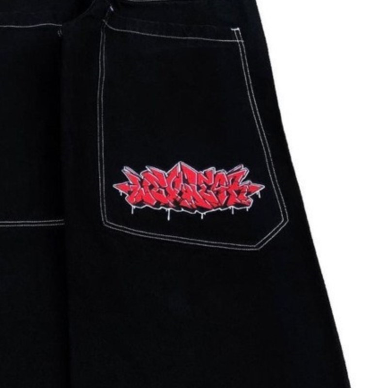Celana Jeans Longgar Ukuran Be - Street Fashion Harajuku ulasan dan harga