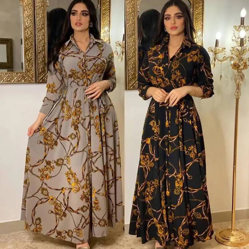 Gaun Panjang Wanita Ukuran Bes - Street Fashion Dubai ulasan dan harga